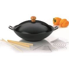 Kela Wok liatinový 36 cm s príslušenstvom sada 5 ks KL-77943