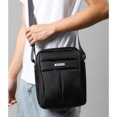 IZMAEL Pánska Crossbody Taška Boiseen Carlo-Čierna KP35744