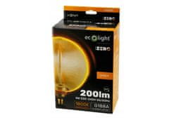 Eco light Dekoratívna LED žiarovka E27 4W 200lm G188 Amber Retro - rada ZERO