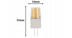 Eco light LED žiarovka G4 - 3W - 300 lm - 12V - neutrálna farba