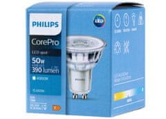 Philips LED žiarovka Philips GU10 - 4,6W - 390 Lm 36° - neutrálna biela - CorePro Premium