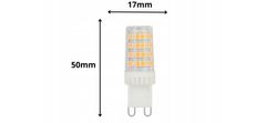 ECOLIGHT LED žiarovka G9 - 5W - 480lm - 3000k - teplá farba - 220-240V