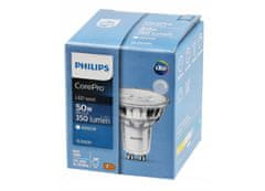 Philips LED žiarovka Philips GU10 - 4W - 350 Lm 36° - neutrálna biela - CorePro Premium