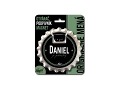 Nekupto Otvárač na pivo, podpivník s menom DANIEL V.I.P.