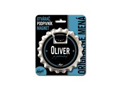 Nekupto Otvárač na pivo, podpivník s menom OLIVER V.I.P.