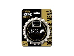 Nekupto Otvárač na pivo, podpivník s menom JAROSLAV V.I.P.