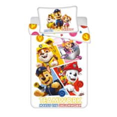 Jerry Fabrics Obliečky do postieľky Paw Patrol 498 baby 100x135, 40x60 cm