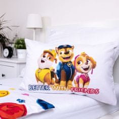 Jerry Fabrics Obliečky do postieľky Paw Patrol 498 baby 100x135, 40x60 cm