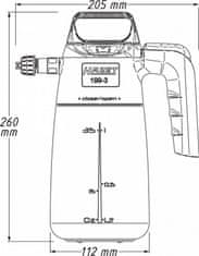 Hazet Penový tlakový postrekovač 199-3 HAZET - HA207237