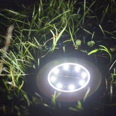 Ikonka Solárna záhradná LED lampa 12ks