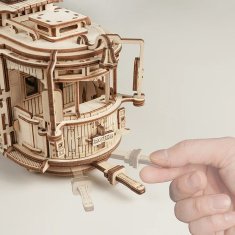 Robotime Roker 3D drevené puzzle Električka 374 dielikov