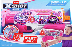 ZÚRU Vodná pištoľ X-Shot Skins Fast Fill ružová