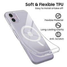 Tech-protect FlexAir MagSafe kryt na iPhone 11, priesvitný