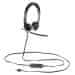 Logitech Headset H650e Stereo / drôtové slúchadlá + mikrofón / USB / čierna