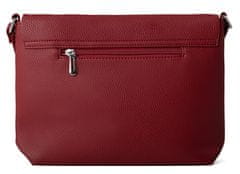 FLORA & CO Dámska crossbody kabelka 6903 Rouge Foncee