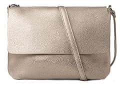 FLORA & CO Dámska crossbody kabelka 6903 Taupe Metal