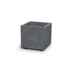 Prosperplast kvetináč 38,5cm SIERRA SQUARE BETON EFFECT DSI400E-425U marengo plastový Prosperplast 