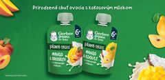 GERBER Kapsička organic ovocná mango a dule s kokosovým mliekom 80 g, 6+