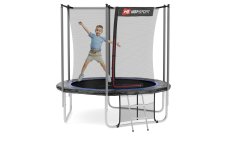 Hs Hop-Sport Trampolína 8ft (244 cm) s vnútornou sieťou Čierno/modrá 