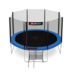 Hs Hop-Sport Trampolína Hop-Sport 12ft (366cm) s vonkajšou ochrannou sieťou modrá