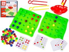 shumee Náučná reflexná hra Karty, puzzle, farebné gule + 30 kariet