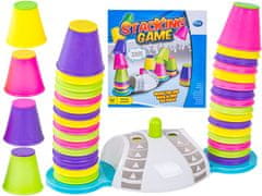 shumee Náučná arkádová hra "Stacking Game", Postav vežu, Puzzle, Farebné poháre