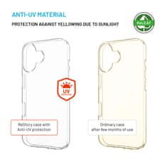 FIXED TPU gélový kryt ReStory AntiUV pre Apple iPhone 16, číry (FIXSTRE-1400)