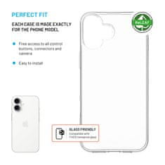 FIXED TPU gélový kryt ReStory AntiUV pre Apple iPhone 16 Plus, číry (FIXSTRE-1401)