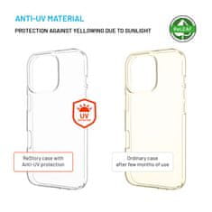 FIXED TPU gélový kryt ReStory AntiUV pre Apple iPhone 16 Pro, číry (FIXSTRE-1402)