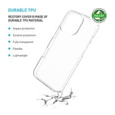 FIXED TPU gélový kryt ReStory AntiUV pre Apple iPhone 16 Pro, číry (FIXSTRE-1402)