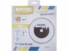 Extol Craft Kotúč pílový s SK plátkami, 185x1,4x30mm, 36z, EXTOL CRAFT