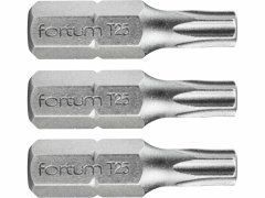 Fortum Bit torx 3ks, T 25x25mm, S2, FORTUM