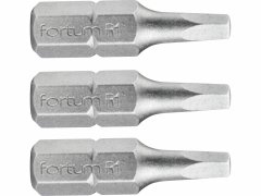 Fortum Bit štvorec 3ks, SQ 1x25mm, S2, FORTUM