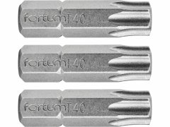 Fortum Bit torx 3ks, T 40x25mm, S2, FORTUM