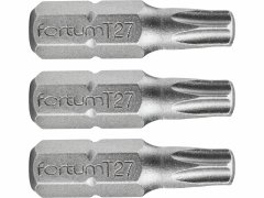 Fortum Bit torx 3ks, T 27x25mm, S2, FORTUM