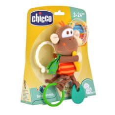 Chicco Hryzátko/hrkálka vibrujúca opice 3m+