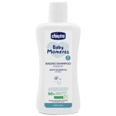 Chicco Šampón na vlasy a telo Baby Moments 92% prírodných zložiek 200 ml