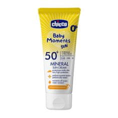 Chicco Krém detský na opaľovanie s minerálmi SPF50+ 75ml, 0m+