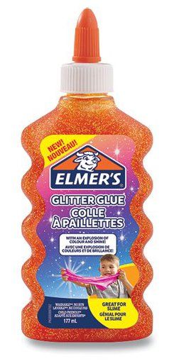 ELMER&#39;S Trblietavé lepidlo 177ml oranžové