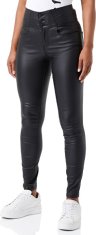 Vero Moda Dámske nohavice VMDONNA Skinny Fit 10297439 Black (Veľkosť M/32)