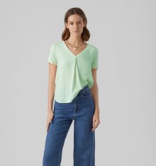 Vero Moda Dámske tričko VMBRIT Loose Fit 10285552 Silt Green (Veľkosť M)