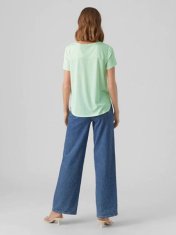 Vero Moda Dámske tričko VMBRIT Loose Fit 10285552 Silt Green (Veľkosť M)