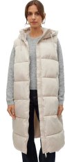 Vero Moda Dámska vesta VMLIGAANE 10298757 Pumice Stone (Veľkosť S)