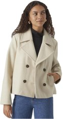 Vero Moda Dámsky kabát VMVINCEMIA 10300488 Oatmeal (Veľkosť XS)