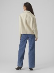 Vero Moda Dámsky kabát VMVINCEMIA 10300488 Oatmeal (Veľkosť XS)