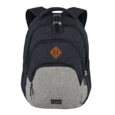 Travelite Basics Backpack Melange Navy/grey