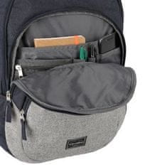 Travelite Basics Backpack Melange Navy/grey