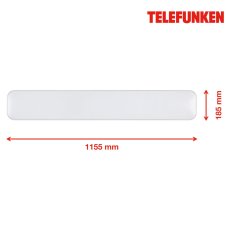 BRILONER BRILONER TELEFUNKEN LED stropné svietidlo 115,5 cm 48W 5100lm biele TF 205406TF