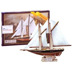 JOKOMISIADA 3D puzzle rybárska loď Bluenose, 80 dielov