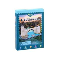 JOKOMISIADA 3D puzzle Starý most v Mostare, 64 dielov